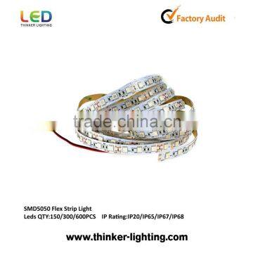 SMD5050 600leds/m IP20 Strip Yellow Color Can be Cuttable photo-4
