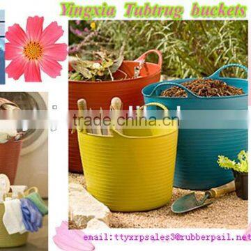 plastic garden buckets for storage clothes or toys,household products