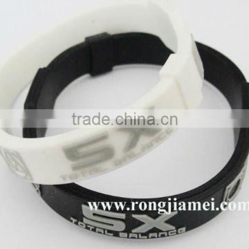 Promotional item for rubber bracelet ,colorful silicone bracelet