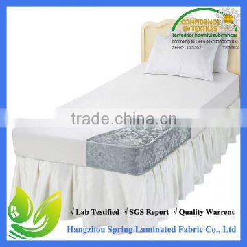 Lab certified organic cotton allergen free breathable phthalate free strech to fit mattress cover