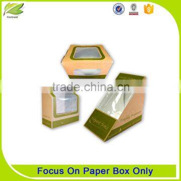 white cardboard cheap food packaging