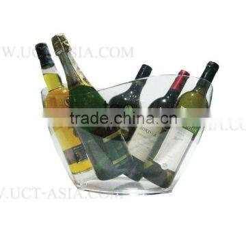 Good Quality Transparent Acrylic Wine Cooler Bucket