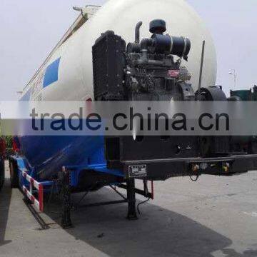 Steel Material 60cbm 3 Axle 50 Tons Bulk Powder Tractor Trailers