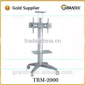 Modern movable adjustable floor lcd / led TV stand
