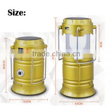 5W Solar LED Camping Lamp for Camping