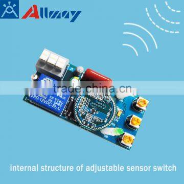 Adjustable Microwave Motion Sensor Switch Adjustable Distance Time Lux 200W Adjustable PIR SENSOR photo-2