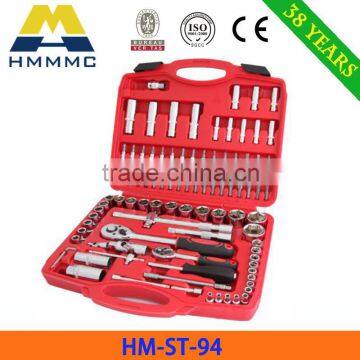 94PCS 1/4" & 1/2" DR. Socket Wrench Handle