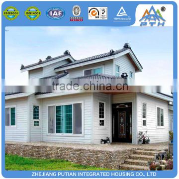 Comfortable steel structure building low cost modern villa