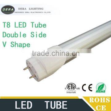 High Lumen High Power v Shape T8 Tube Led Lighting Led Tubed Lamp 25w 1200mm 1.2m photo-4