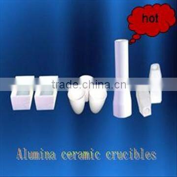 High temperature alumina ceramic crucible