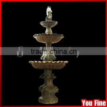 Antique Stone Decorative Water Fountain For Home Natureal Stone Outdoor Fountains