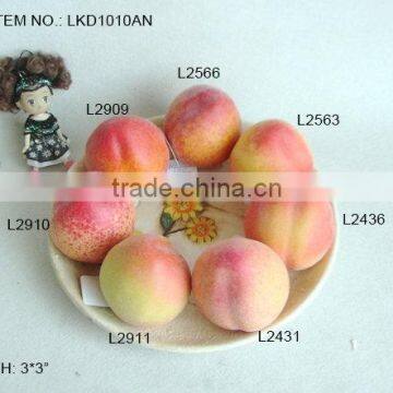 2015 New Artificial Fake Fruits Artificial Polyfoam peach for display House Decoration