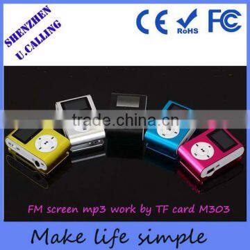 1.1'' OLED Screen FM Mp3 Player Support TF Card