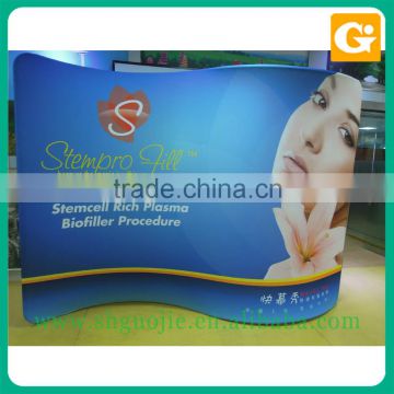 Custom printing Curved Backdrop tension fabric