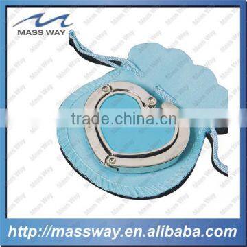 Promtoion Gifts Custom Heart Shape Zinc Alloy Purse Bag Holder Hook