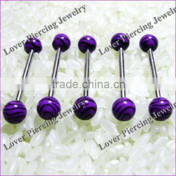 Print Tongue Piercing Jewelry [PB-606]