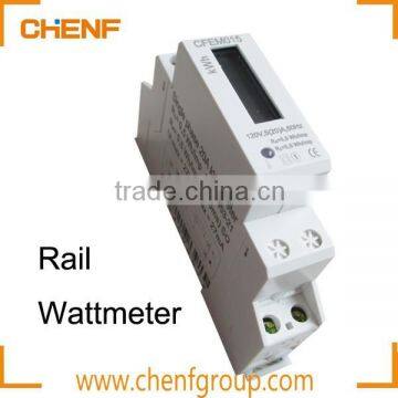 High Quality 120v 60hz Rail wattmeter , watt meter, power meter, wattmeter for solar system