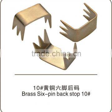 Brass Six-jaw top Stopper No.10 of zipper garment accessories