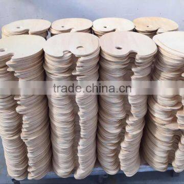 High quality oval wooden palette