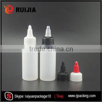 HDPE plastic twist dropper bottle 50ml for sale wholesale