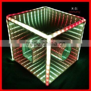 Full Color LED 3D Magic Cube Helmet, LED Magic Cube Props