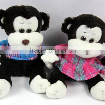 Luckiplus Hot Sale First Class Adorable Sitting Monkey Safe Technology Toy For Kids