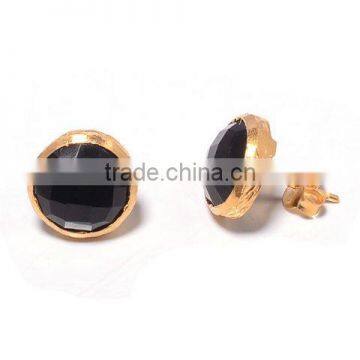 The Gopali Jewellers Wholesale fashion unique Black Onyx stud earrings for women