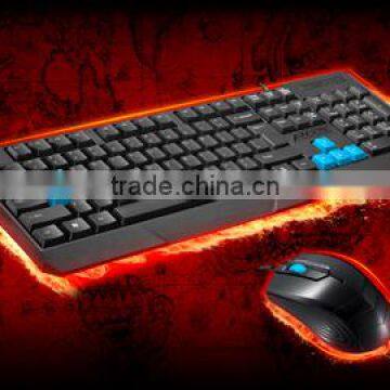 Newest high quality wired gaming keyboard and mouse set