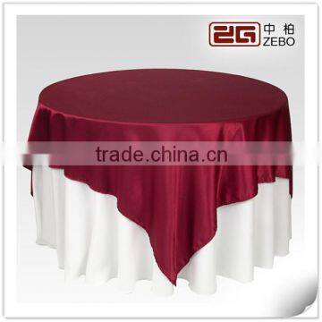 Direct Factory Made Wholesale Polyester Table Linen Hotel Tablecloth