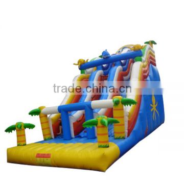 2015 hot commercial dragon inflatable large slide