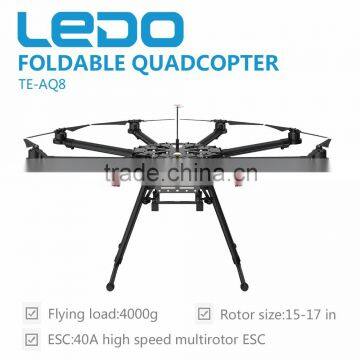 LEDO 2015 14 Channel 8 AXIS Black RC quadcopter drone with camera factory whole