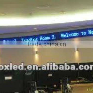 Brand FOXGOLDEN hot sell P12 single color LED strip screen display