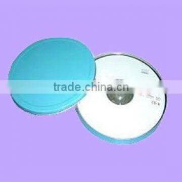 Round tin CD box
