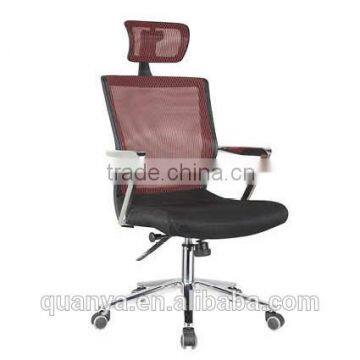 adjustable lumbar support office mesh chair with armrest and screw office chairs