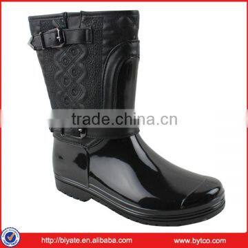 Women's Shoes Black Rain Boot