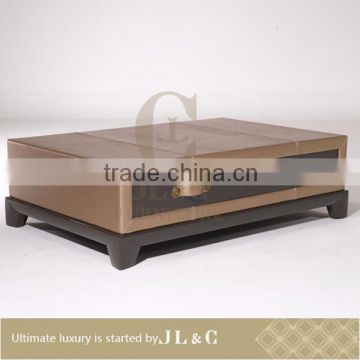 Luxury Living Room JT10-4 New Design Leather Coffee Table With Drawer From JL&C Furniture (China supplier)