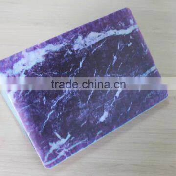 2015 Hot Sell Brown Marble Pattern Hard Shell Case Cover for Laptop 11.6 13.3 15.4