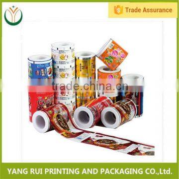 New products on china market antique food plastic food packaging roll film,al printed packaging film rolls