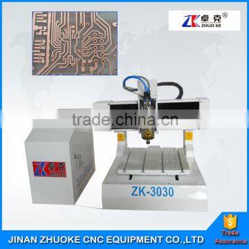 Mini PCB Drilling And Milling Machine ZK-3030 With 1.5KW Water Cooling Spindle
