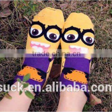 Women Creative Cartoon Cotton Socks Girls Low Cut Short Ankle Socks photo-3