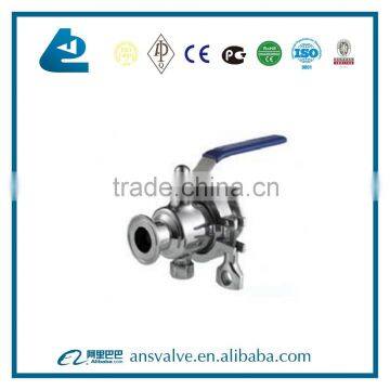 Sanitary Threaded 3 Ways Ball Valve photo-4