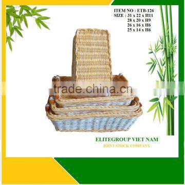 EliteGroup Set 4 for rattan Storage basket.