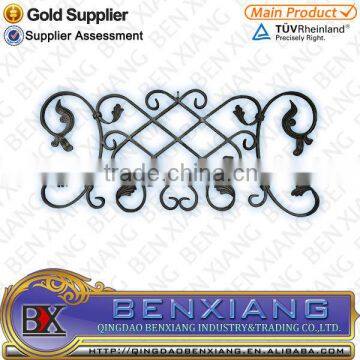 Wrought Iron Rosettes Garden Decor House Gate Designs Iron Window Grills Designs Flower Panels photo-3