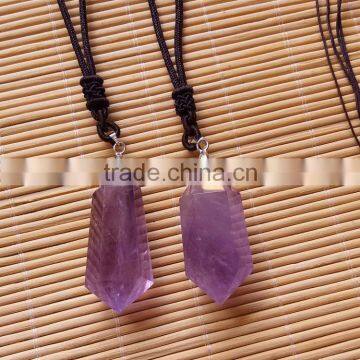 Beautiful Natural Amethyst Crystal Pendants With Different Sizes for Sale photo-4
