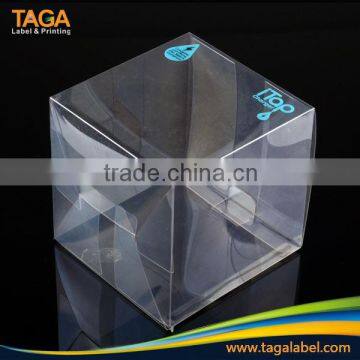 Folding transparent pvc clear plastic box