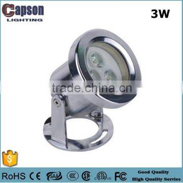 AC or DC 12V /24V IP68 led 3W underwater lighting for pool light swimming lamp