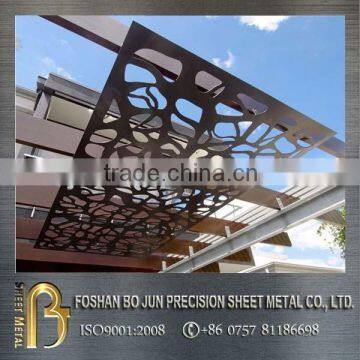 manufacturing custom decorative laser cut screen , laser cutting metal screen made in china