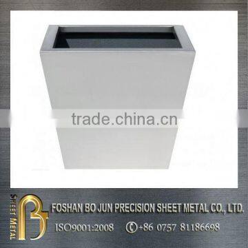 flower planter customized stainless steel made garden flowerpot made in China