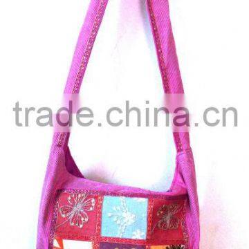 Cheapest price!!!! multi patchwork multi color vintage fabric gypsy bag