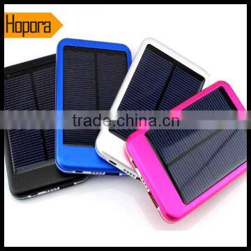 Universal 5000mAh Dual USB Rechargeable Solar Mobile Phone Charger